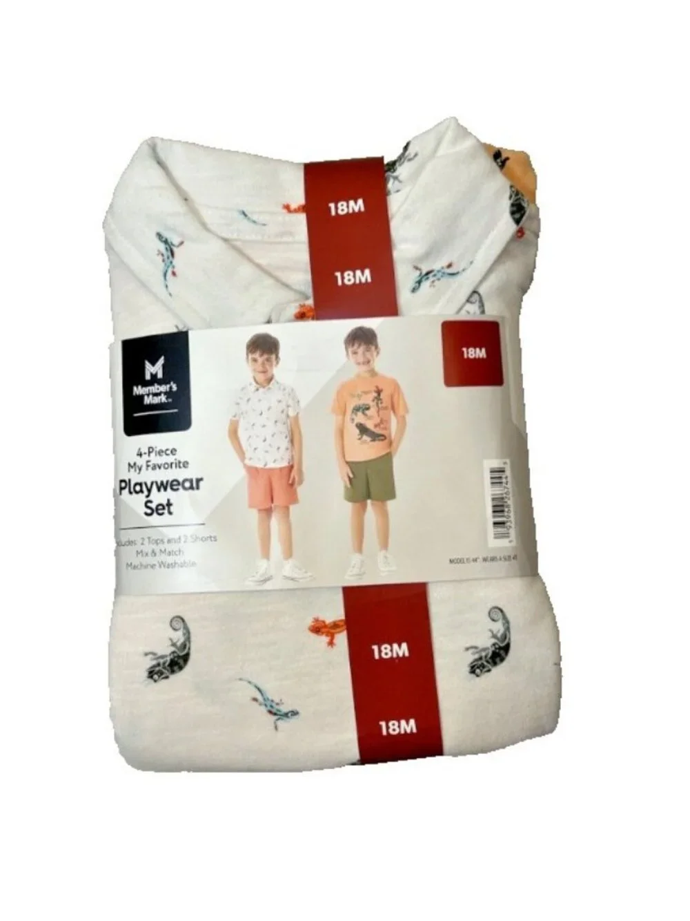 Member's Mark Boy's 4-Piece My Favorite Mix & Match Playwear Set-18 Months